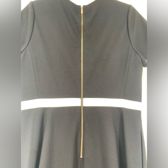 Kate Spade Bow-waist Ponte Mainline Black Dress Size 12 - Picture 3 of 9